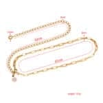 Golden Square Charmlink chain belt - Image 8
